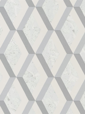 Jourdain Wallpaper In Graphite From The Mandora Collection By Designers Guild