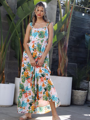 Elliot Botanical Maxi Dress
