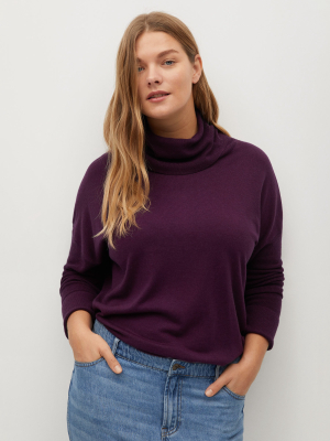 Turtleneck Knit Sweater