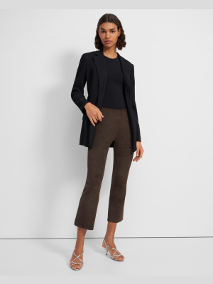 Pull-on Kick Pant In Stretch Suede
