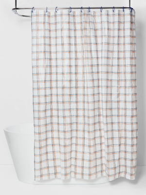 Multi Plaid Peva Shower Curtain Bundle - Room Essentials™
