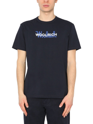 Woolrich Macro Logo T-shirt