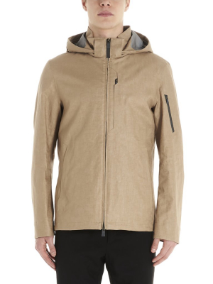 Herno Zipped Hooded Jacket