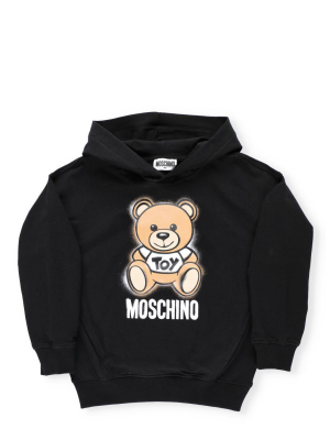 Moschino Kids Teddy Bear Printed Hoodie