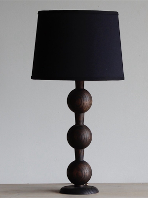 Hugo Barbell Table Lamp - Dark Wash