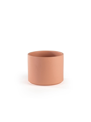 Peach Cylinder Planter