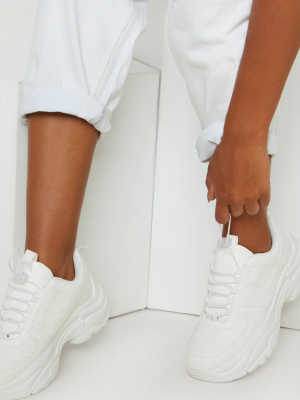 White High Arch Chunky Sole Sneaker