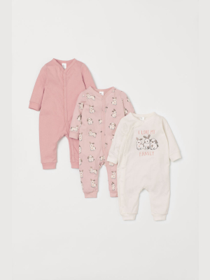 3-pack Cotton Pajamas