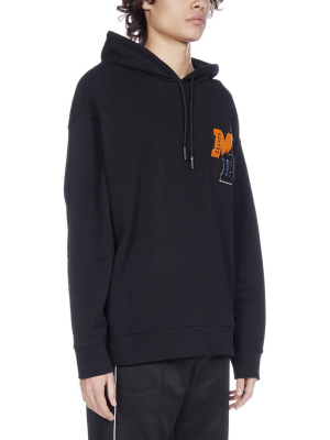 Marcelo Burlon County Of Milan Monogram Logo Hoodie