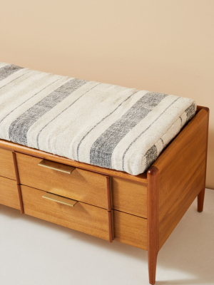 Boro Stripe Bench Cushion