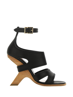 Alexander Mcqueen No.13 Wedged Sandals