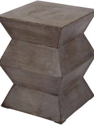 Anthropology Lattice Cement Stool