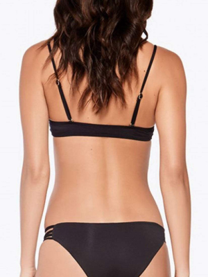 L*space Low Down Bikini Bottom In Black