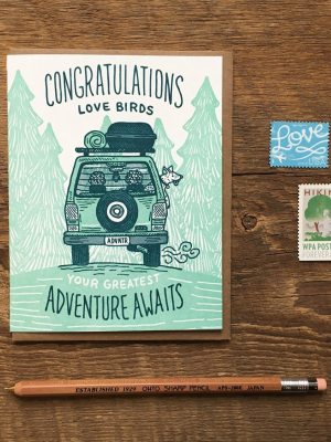 Congrats Adventure Awaits Card - Nw4