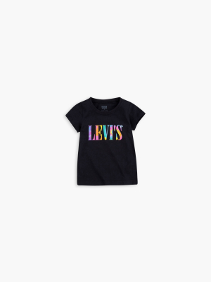 Big Girls S-xl Tie-dye Serif Tee