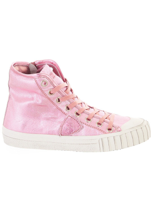 Philippe Model Logo Patch High-top Sneakers