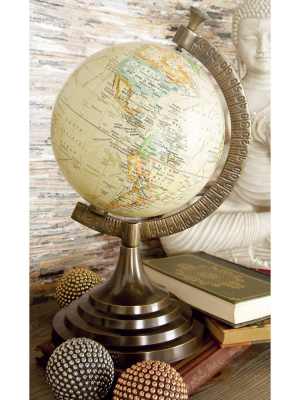 15" X 8" Traditional Geographical Globe - Olivia & May