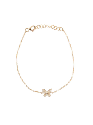 Pave Butterfly Bracelet