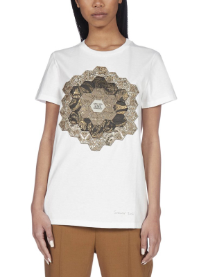 Max Mara Palau Jacquard Panel T-shirt