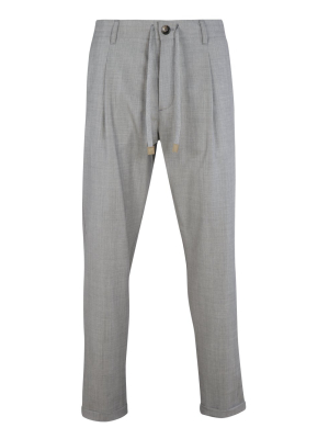 Stretch Wool Jogger Dress Pants