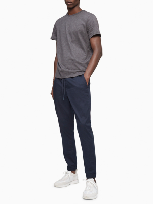 Solid Stretch Twill Joggers