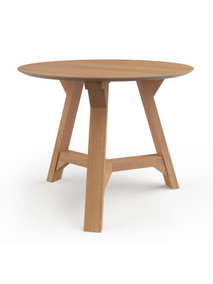 Aubrey Side Table With Wood Table Top - Aeon