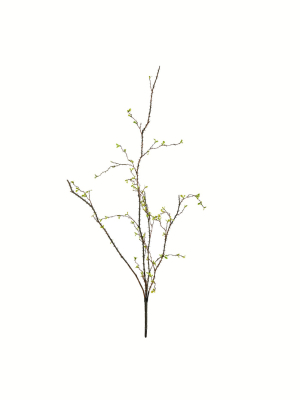 Vickerman 33" Green Baby Leaf Branch.