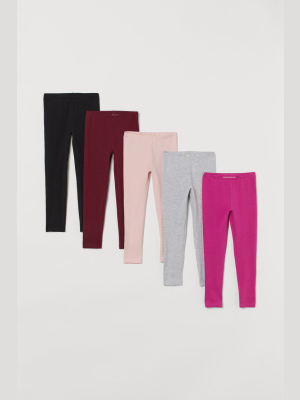 5-pack Jersey Leggings