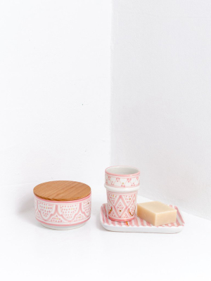 Moroccan Ceramic Cup - Blush