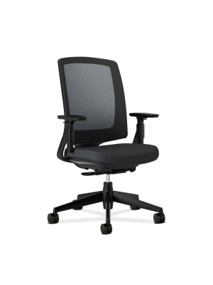 Lota Mid Back Office Chair Black - Hon