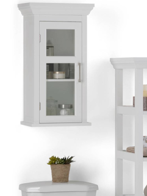 Hayes Single Door Wall Cabinet White - Wyndenhall