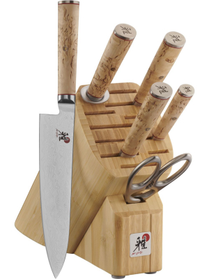 Miyabi Birchwood Knives - 7pc Knife Block Set