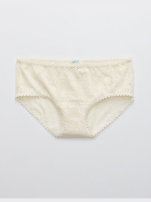 Aerie Cheetah Lace Boybrief Underwear