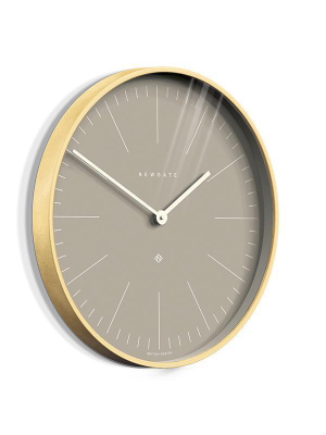 Mr Clarke Clock In Clay Grey