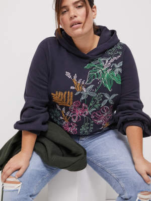 Zooey Embroidered Hoodie