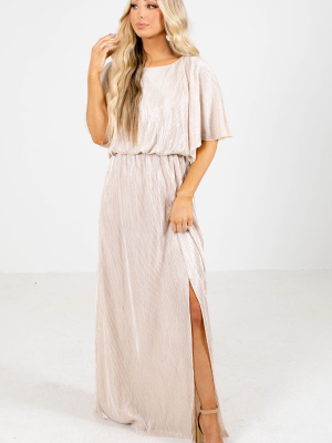 In The Limelight Ribbed Maxi Dress