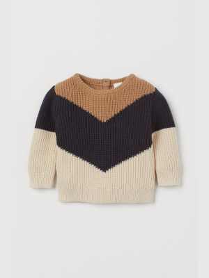 Rib-knit Sweater