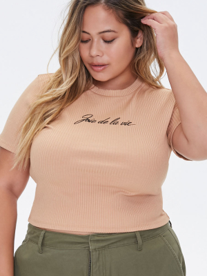 Plus Size Joie De La Vie Tee