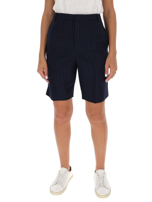 Saint Laurent Pinstripe Tailored Shorts