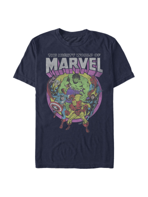 Men's Marvel Mighty World Of Avengers T-shirt