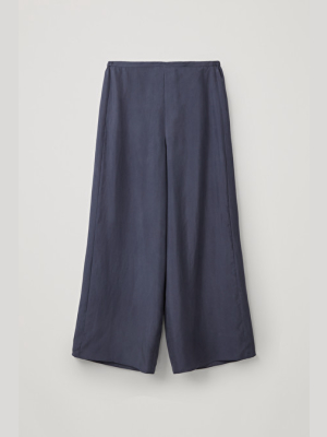 Mulberry Silk Wide-leg Pants