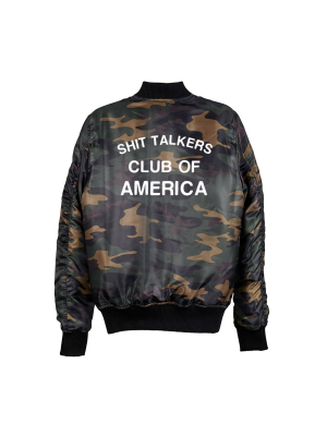 Shit Talkers Club Of America Bomber [unisex]