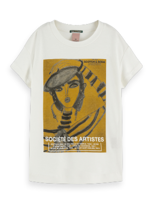 Scotch Shrunk Shortsleeve "artistes" Tee