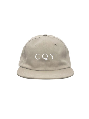 Cqy Logo Dad Hat - Natural