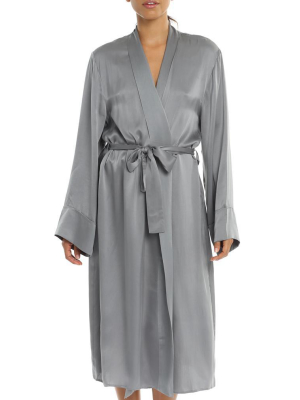 Audrey Silk Long Robe