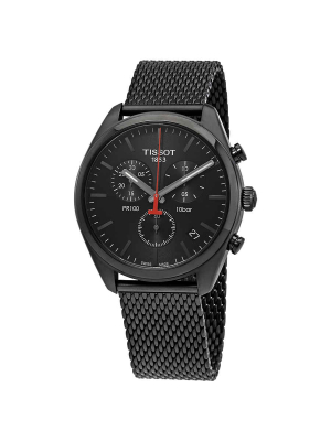 Tissot Pr 100 Chronograph Black Dial Men's Watch T101.417.33.051.00