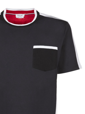 Thom Browne Bicolour Crewneck T-shirt