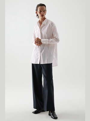 Organic Cotton Oversized Striped Shirt