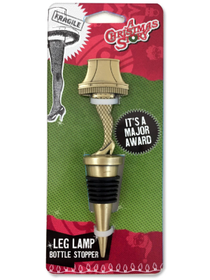 A Christmas Story Leg Lamp Bottle Stopper