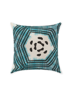 Turquoise Throw Pillow